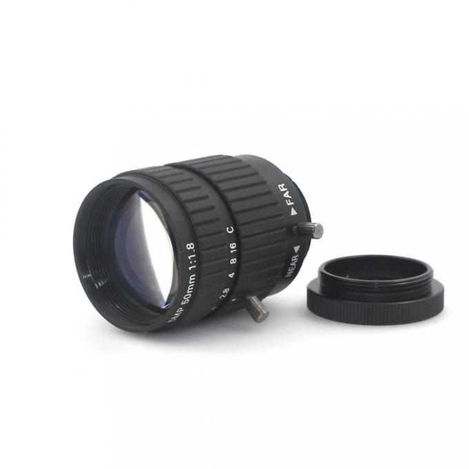 5MP 50mm 고정 촛점 CS, cctv 산업 현미경 사진기를 위한 CCTV 카메라 렌즈를 위한 C 산