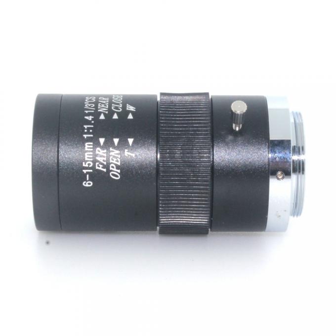 CCTV 렌즈 6-15mm의 F1.4 Varifocal 수동 홍채 cctv 카메라 렌즈 CS 렌즈, 감시 카메라 감시 사진기를 위한 렌즈