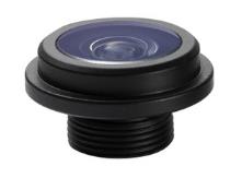 차량 산 렌즈 1.3mm 1/4 크기 DFOV 150 Deg TTL 9.69mm M8 낮은 찡그림 차 Rearview 렌즈