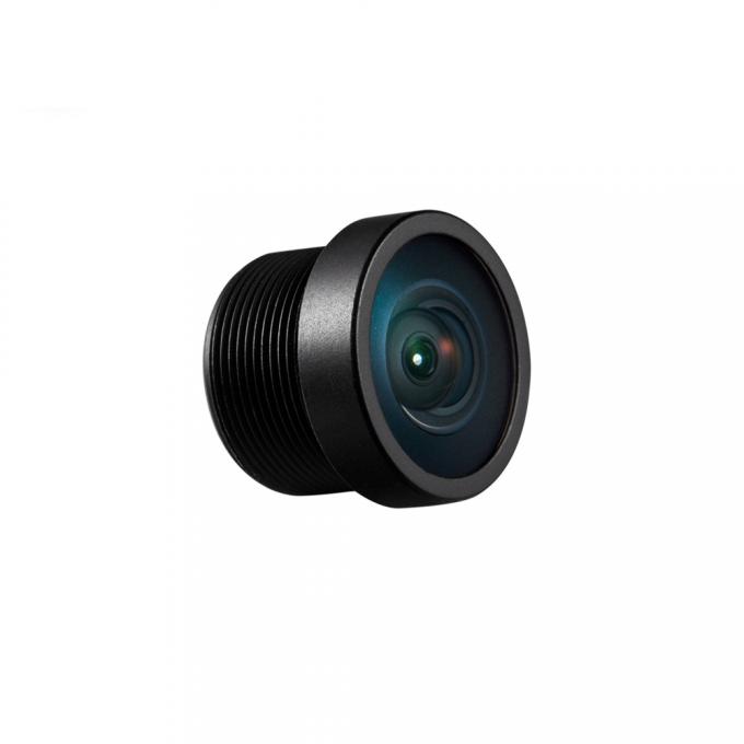 차량 산 렌즈 φ4.7 1.1mm 1/4 크기 DFOV 170 Deg TTL 12.86mm M8에 의하여 정면 거치되는 배면 차량 렌즈