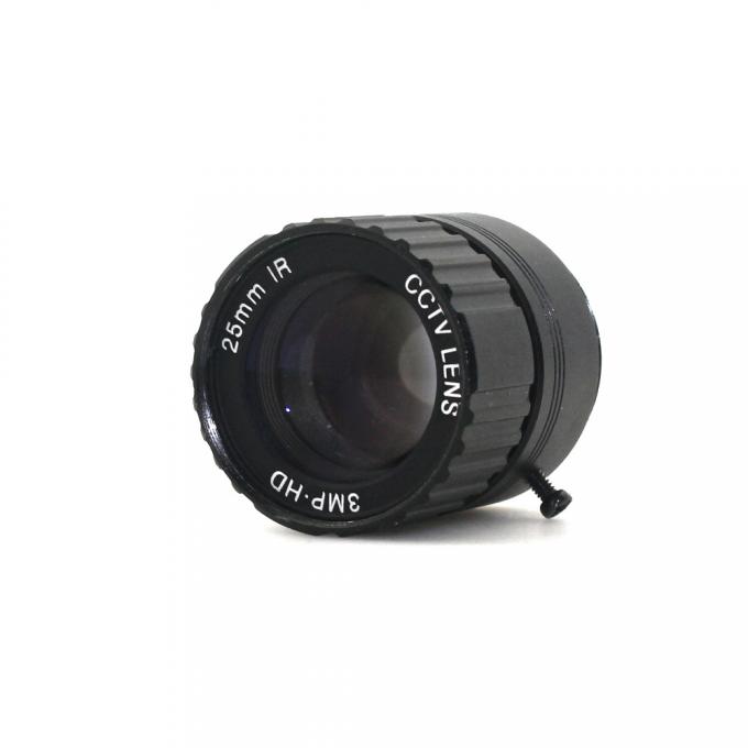 25mm 3MP CS 렌즈 HD IP AHD HDCVI SDI 사진기를 위한 14도 IR 감시 카메라 렌즈